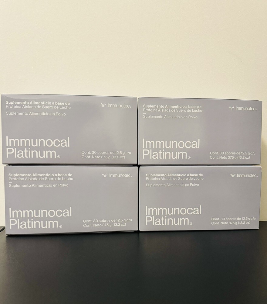 immunotec immunocal platinum 4 Boxes