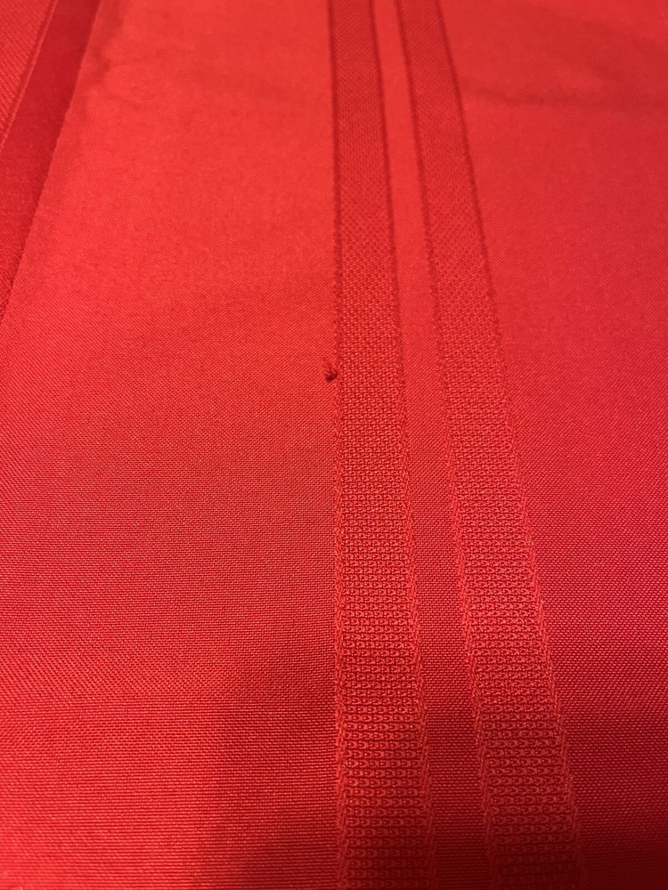Christmas Red Rectangle Tablecloth Has Red Stripes