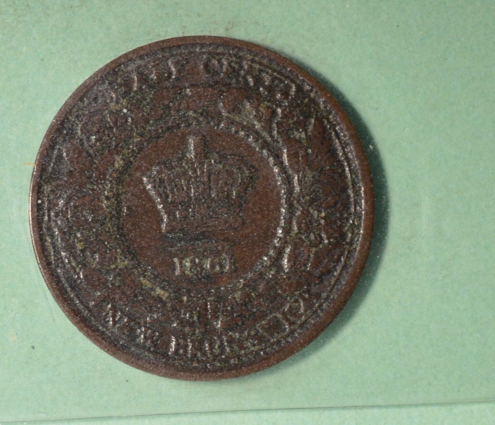 1861 New Brunswick - 1/2 Cent - Graded CCCS EF-45 🇨🇦🇨🇦