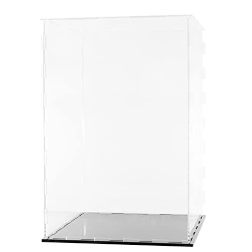 Clear Acrylic Display Case-Assemble Countertop Box for Assorted Sizes
