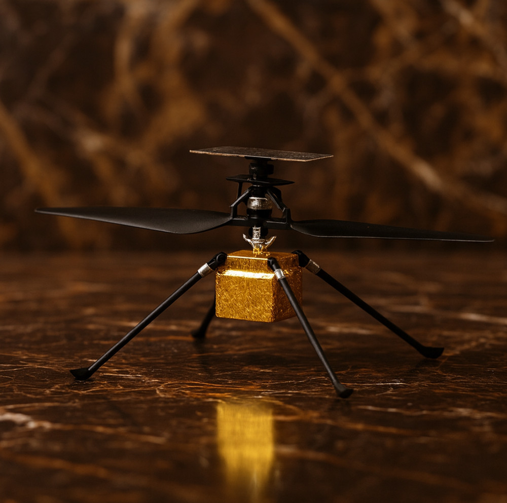 NASA Ingenuity Mars Helicopter Replica 1:3 Scale Precision Display Model