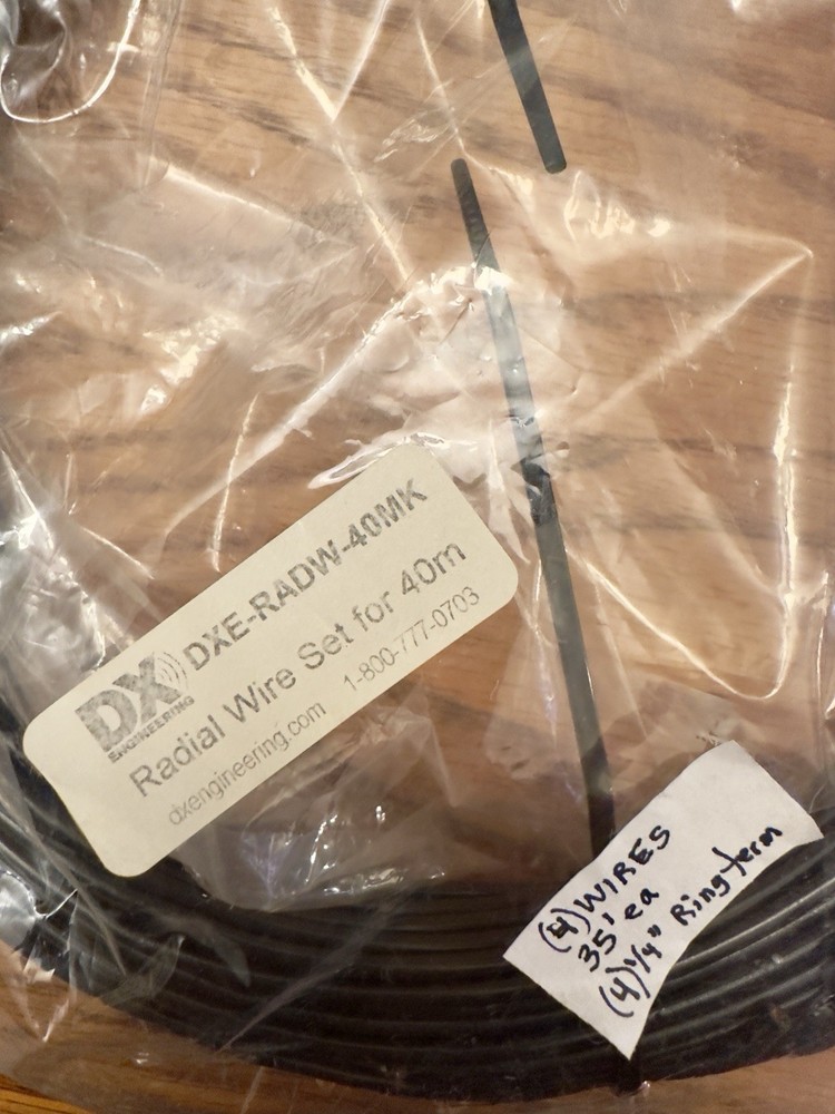 New DX Engineering 40m Radial Wire Set