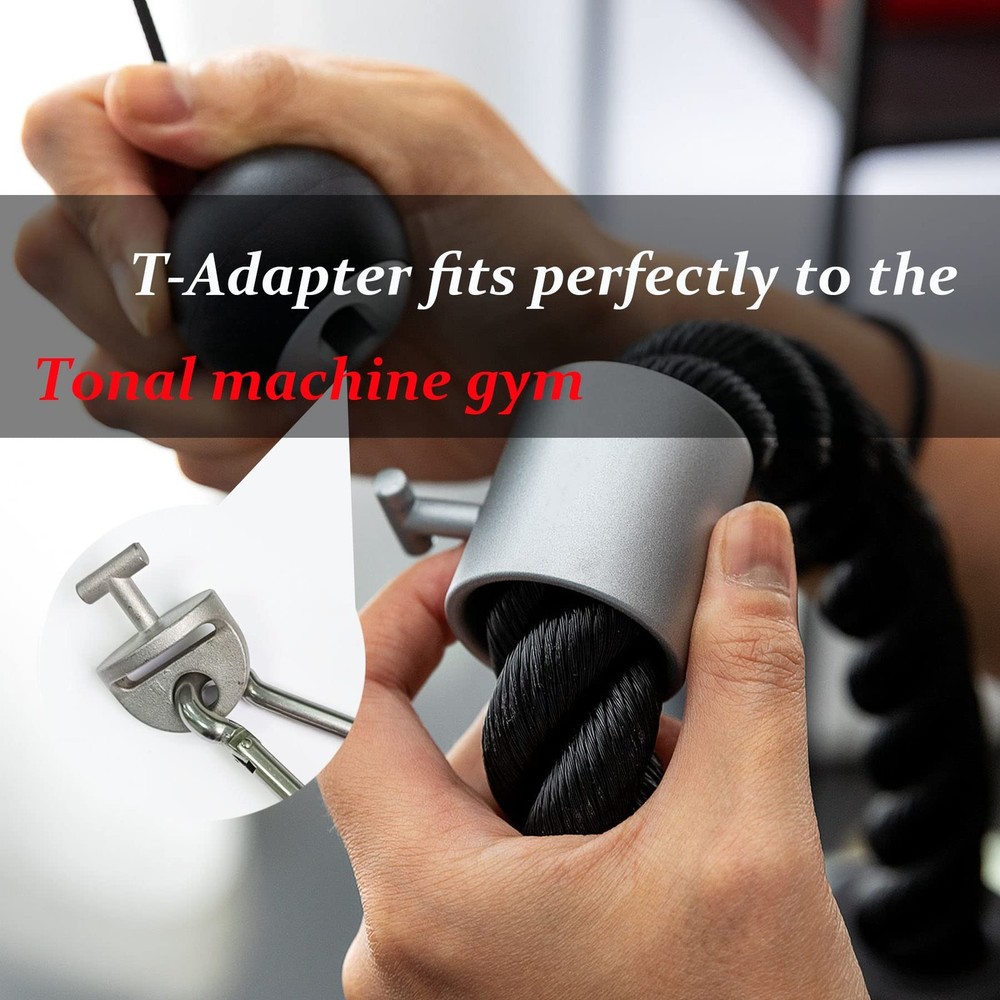 Gym Cable Attachments Set Core Training Accessories T Lock Adapter