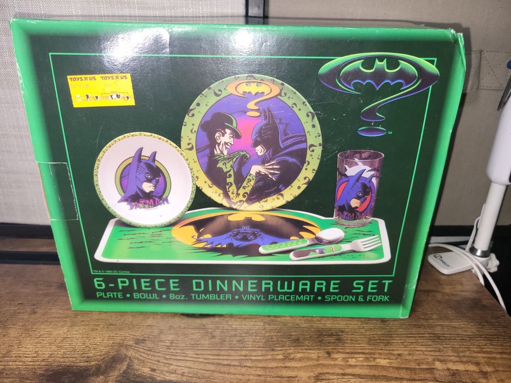 6 Piece Batman Forever Dinnerware Set