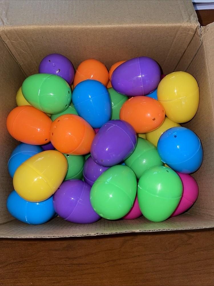 JOYIN Prefilled Easter Eggs With 48 Squishy toys.