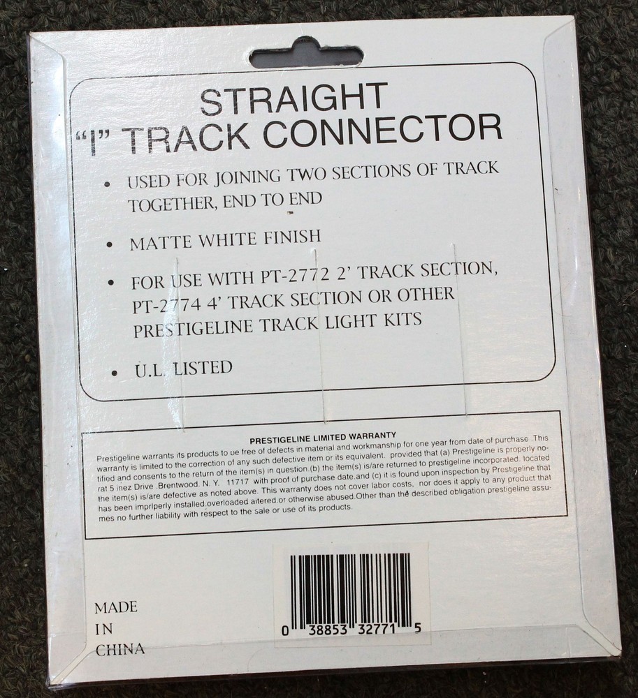 Track Light Straight Track Connector