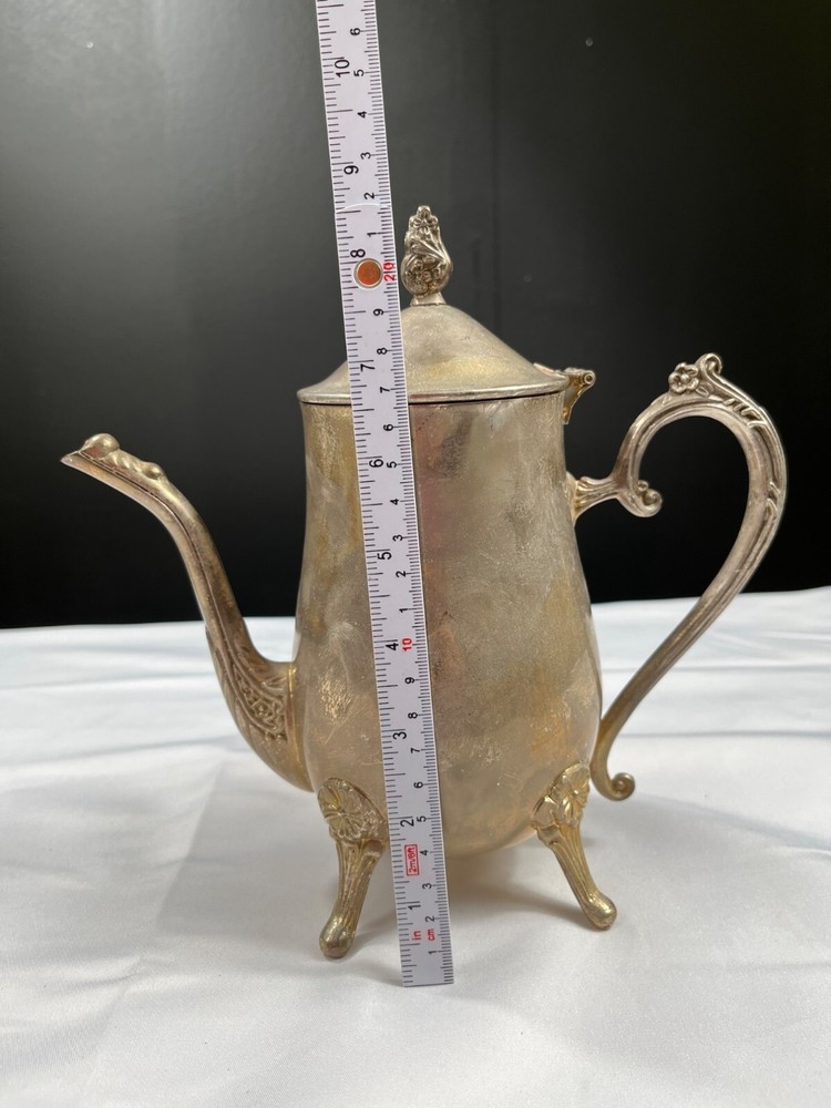 Antique Silver Plated Tea Set SKU 7380