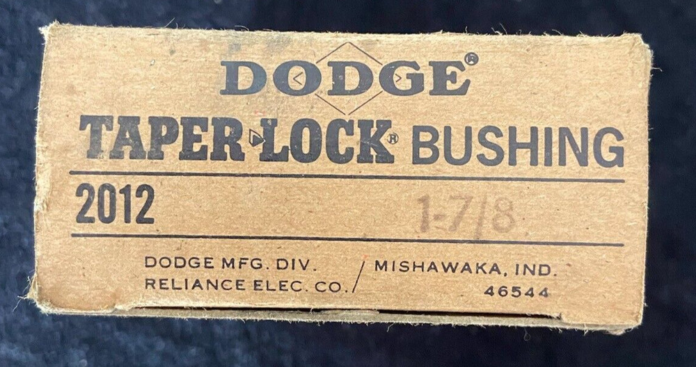 Dodge Taper-lock 2012 1-7/8 Bushing