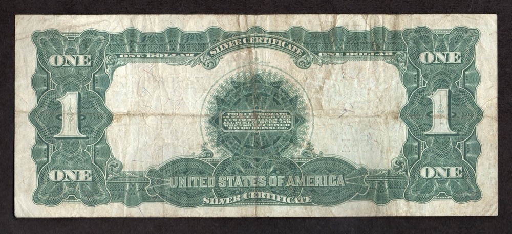 1899 $1 Black Eagle Silver Certificate - VF