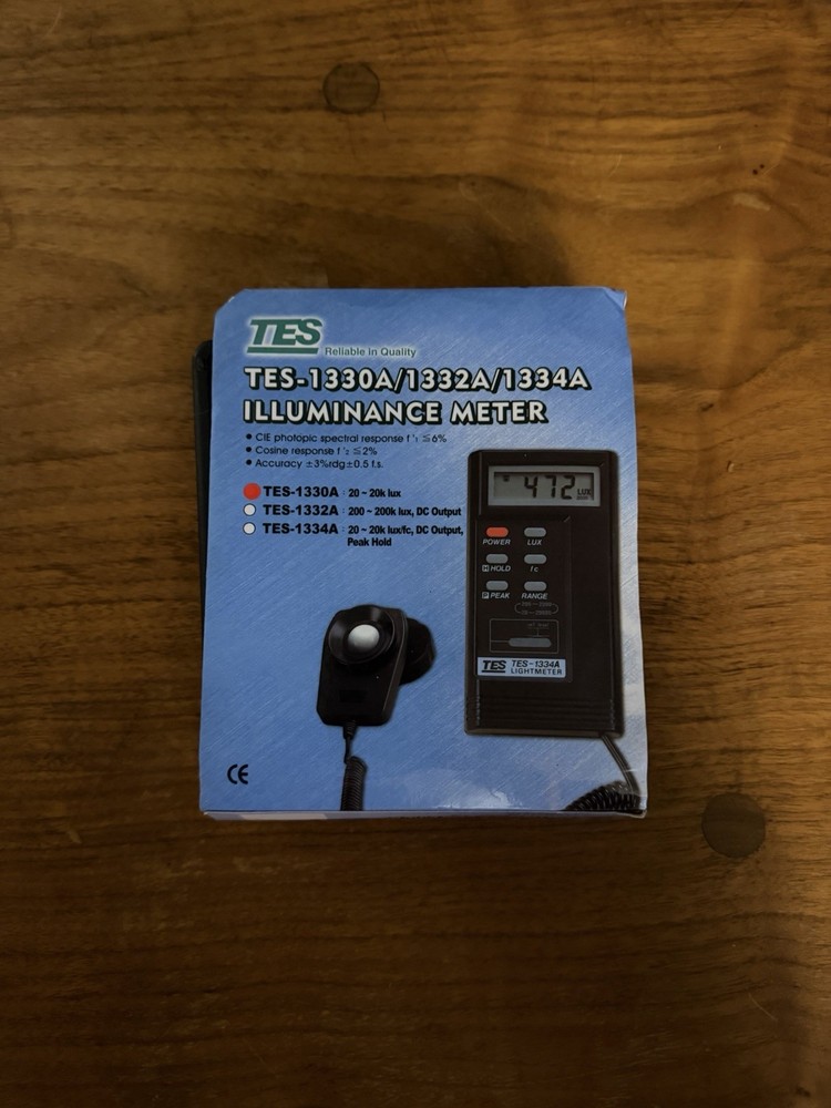 TES-1330A Illuminance Meter