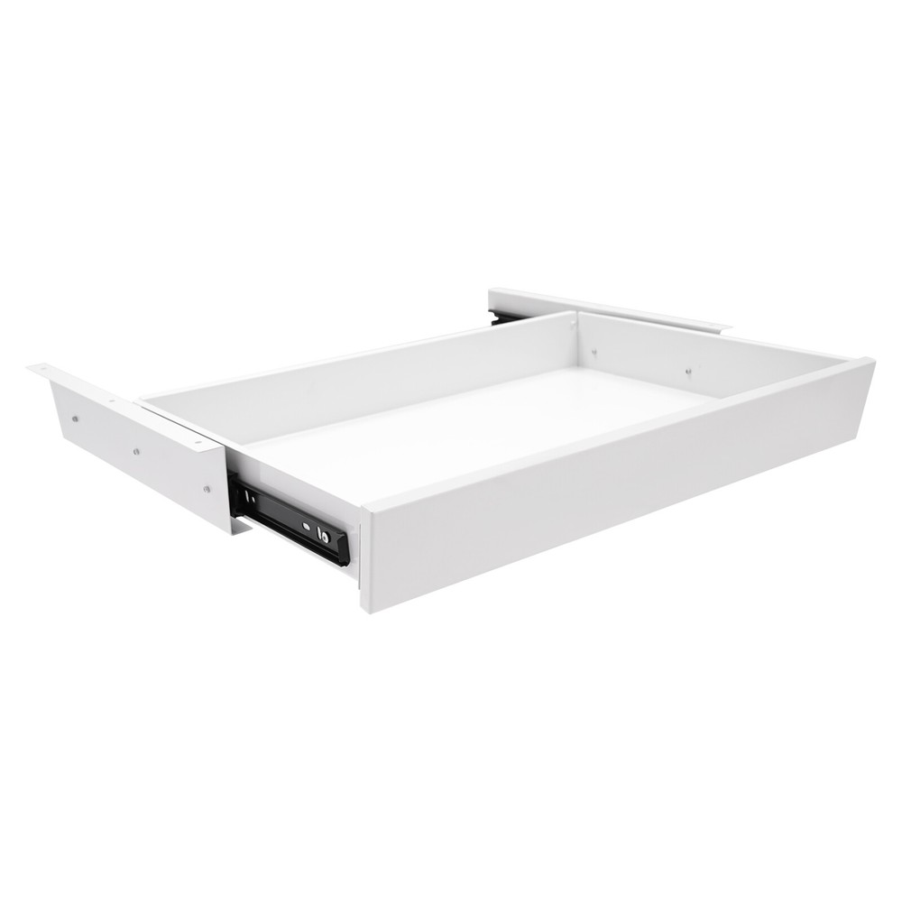 Under Table Mounted Sliding Pull-out Drawer Desk Mount Drawer Storage Organizer