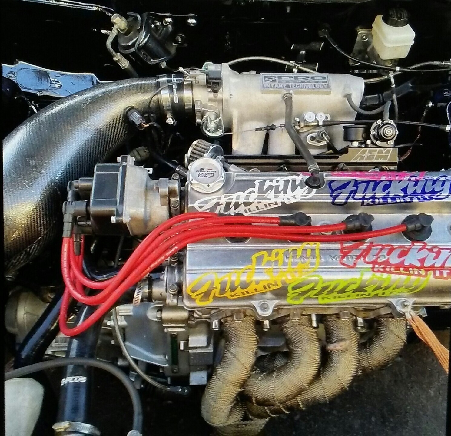 1999 Honda CRV Spark Plug Cover: Blank Black Metal *Custom Shoot a Message!