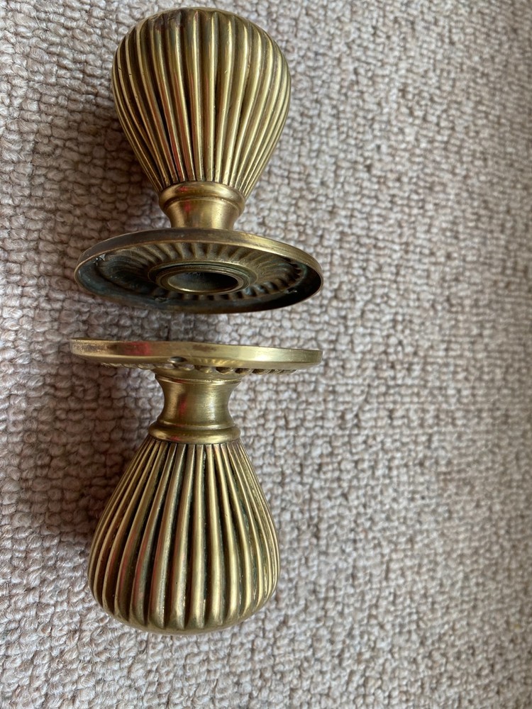 Vintage Brass Door Knobs Reclaimed Architectural Salvage