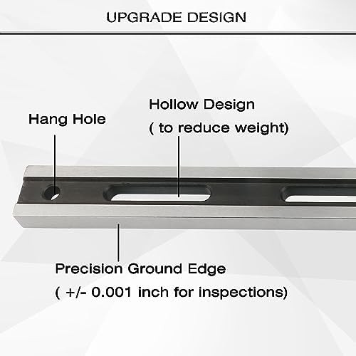 Precision steel straight edge tool for engine blocks