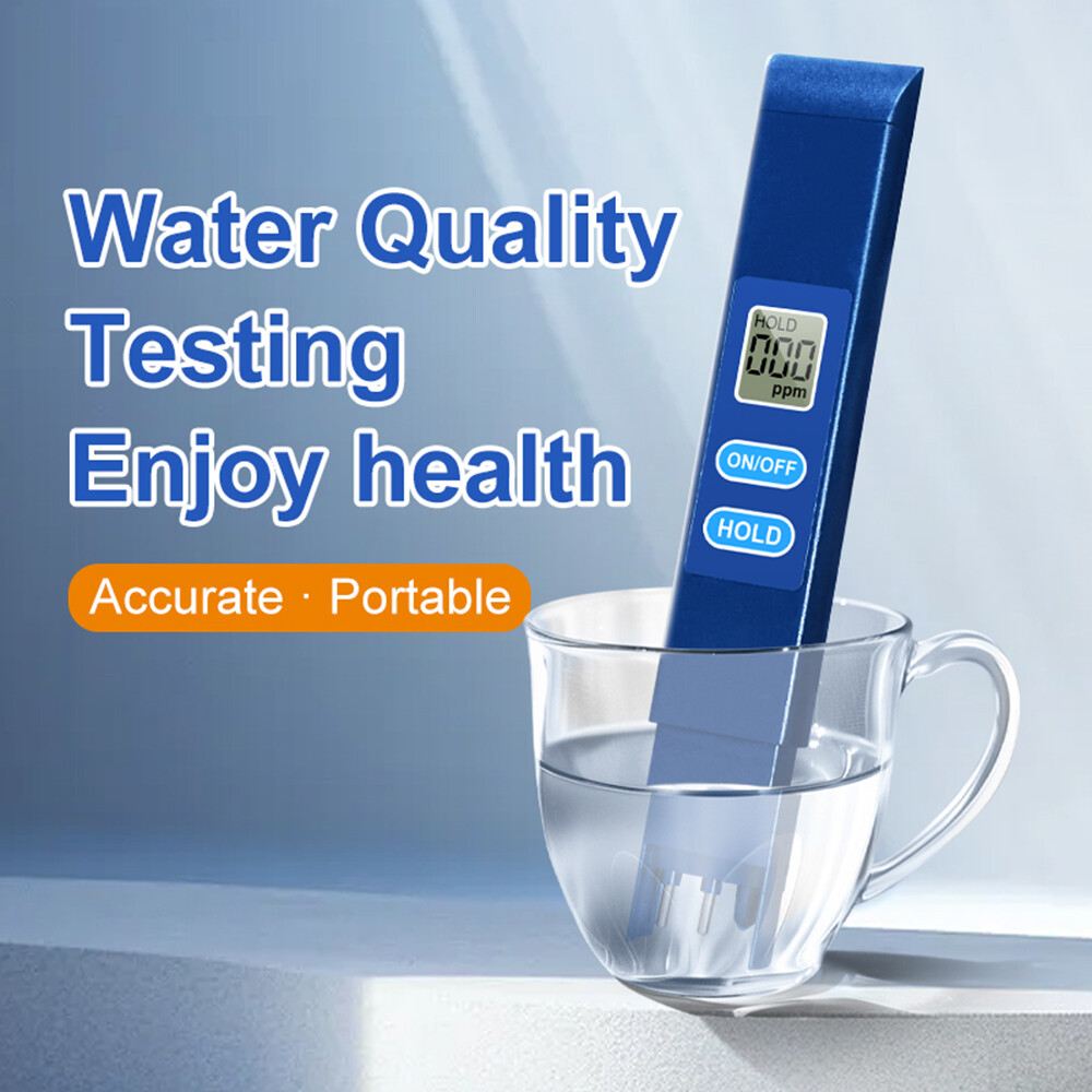 TDS Meter Digital Tester Water Quality Testing Tool for Drinking Water 0-9990ppm
