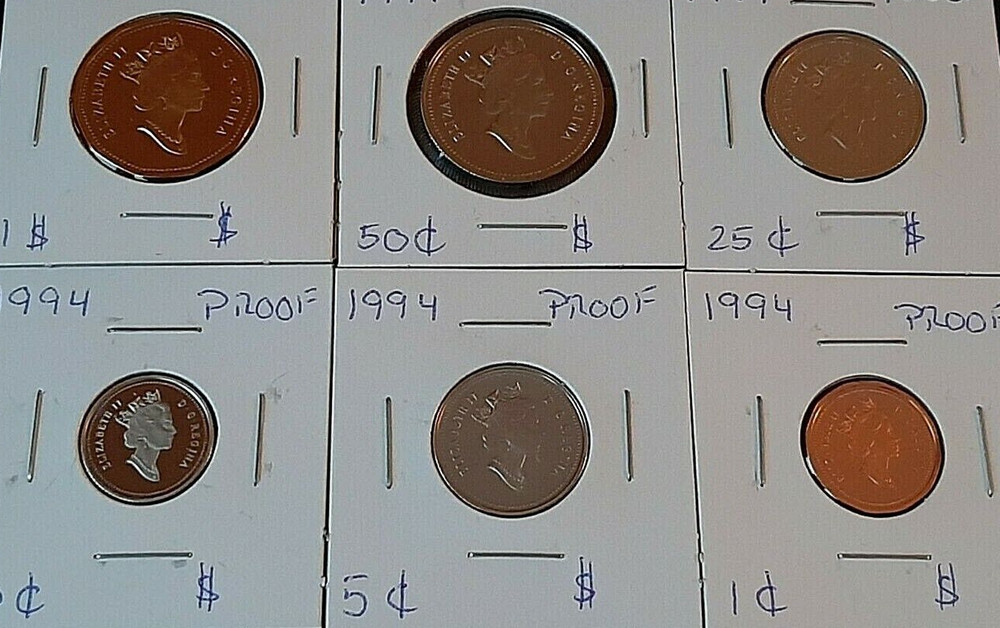 1994 Loonie Dollar  Canada Proof Set