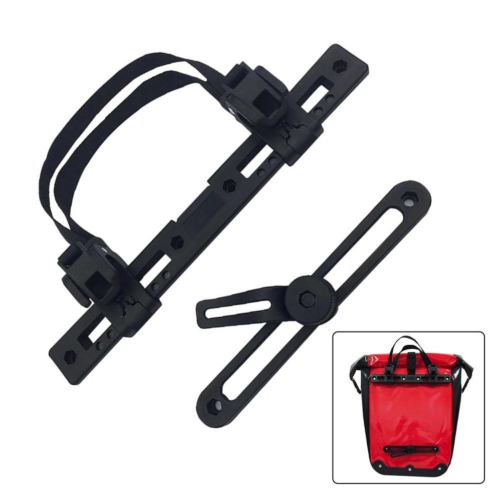 Bike Pannier Hook Buckle Kit with Multiple Adjustable Installation Points