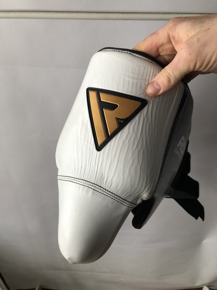 RDX MMA Groin Guard– Pro Leather Combat Training Pads