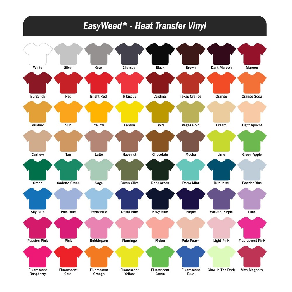 Easyweed HTV Heat Transfer Vinyl, 60", White