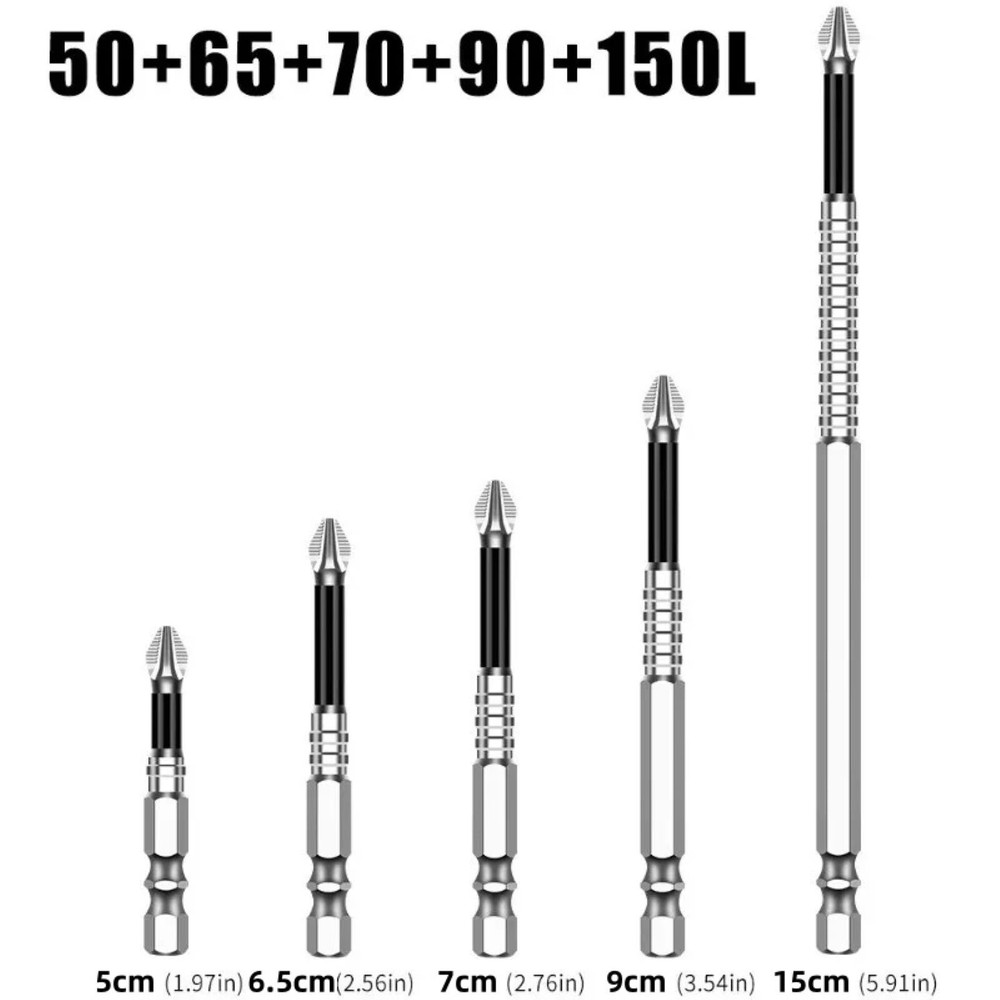 Screwdriver Drill Bit Strong Magnetic DIY Tool Support Anti-Slip Grip System
