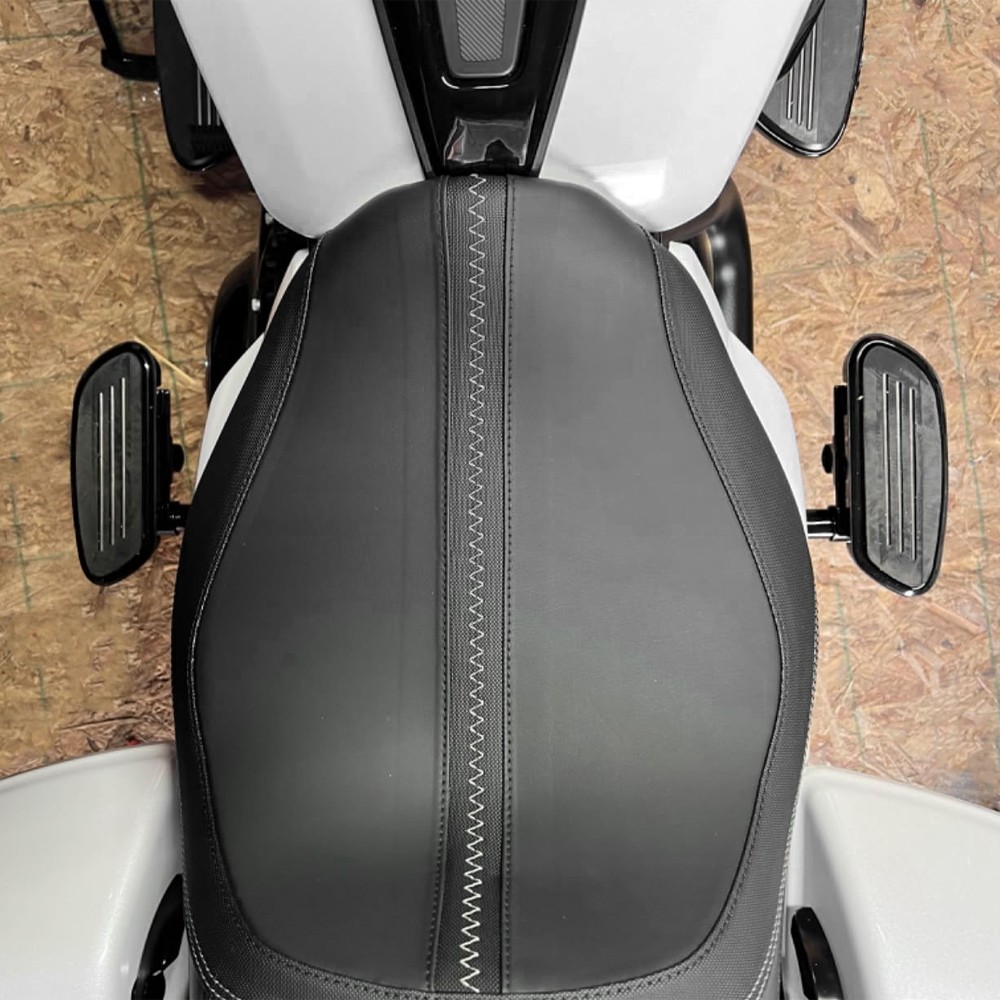 Black Streamliner Floorboard Footrest For Harley Dyna Switchback FLD 2012-2016