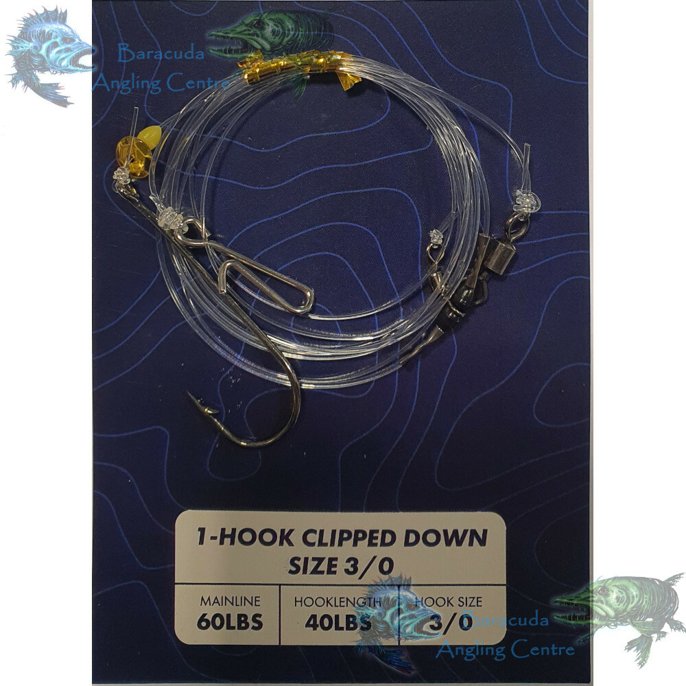 SHAKESPEARE 1-HOOK CLIPPED DOWN SEA RIG