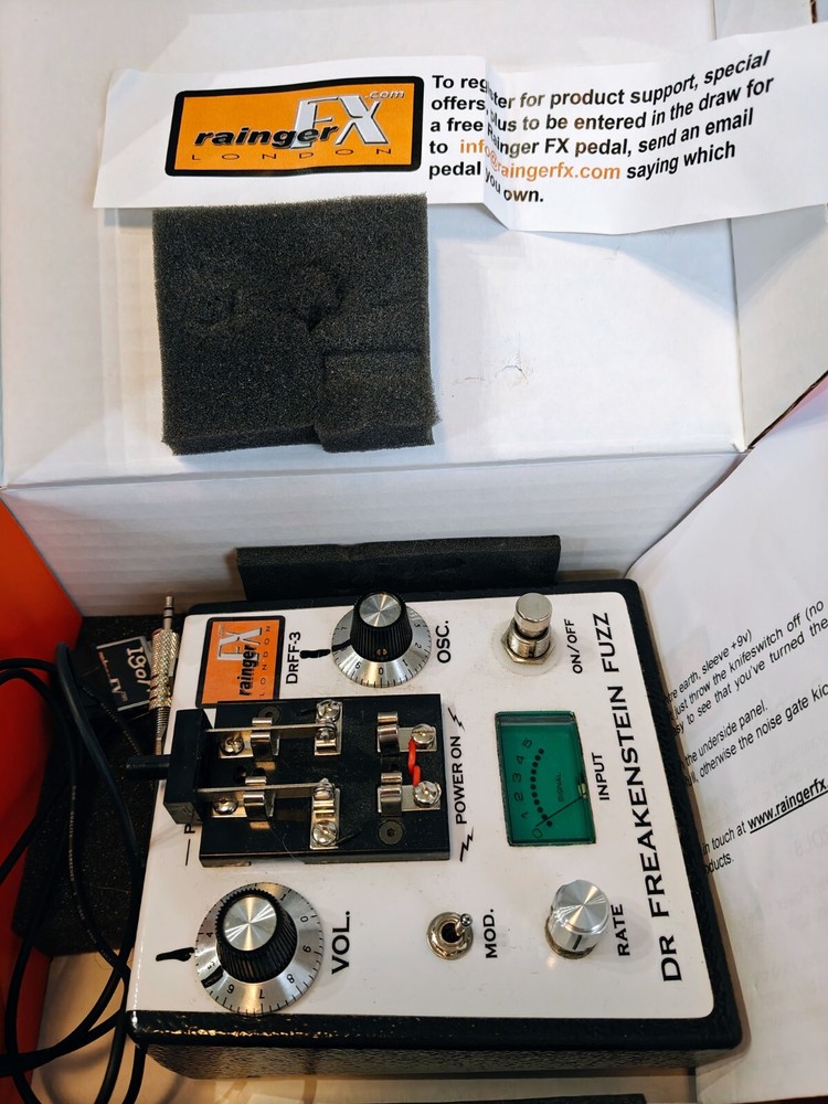 Rainger FX Dr Freakenstein Fuzz Effect Pedal