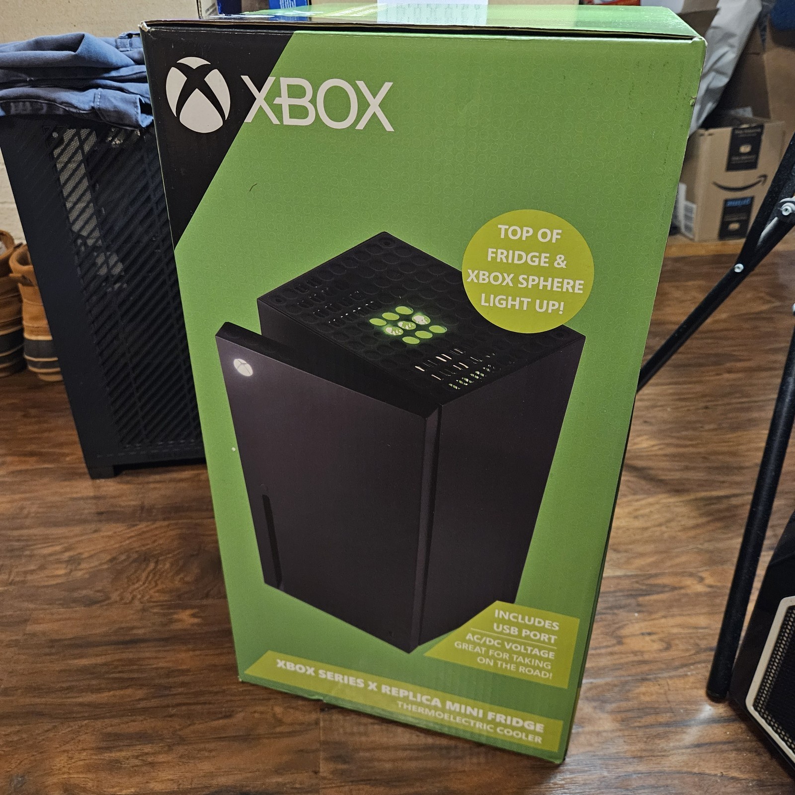 Microsoft Official Xbox Series X Replica Mini Fridge w/ USB Charging 12 Can