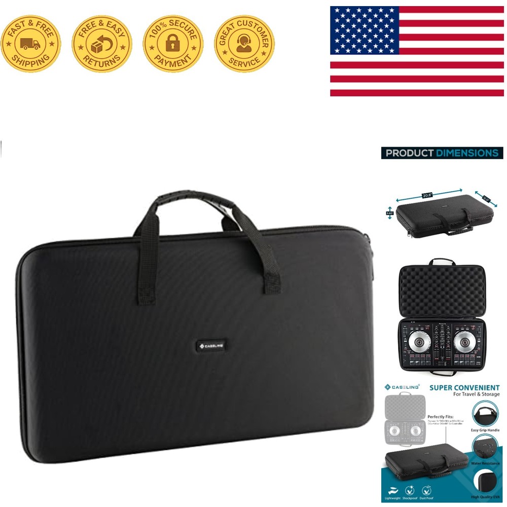 Heavy-Duty DJ Controller Case - Secure & Lightweight Travel for Pioneer Models