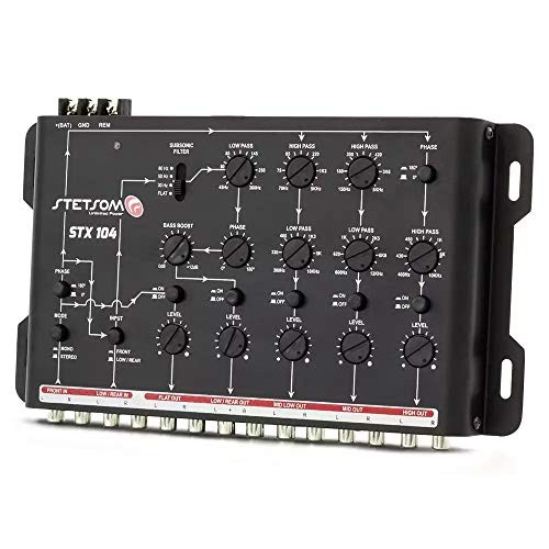 STX 104 PRO - Crossover, 5 Way Channels, Digital Electronic Standard Packaging