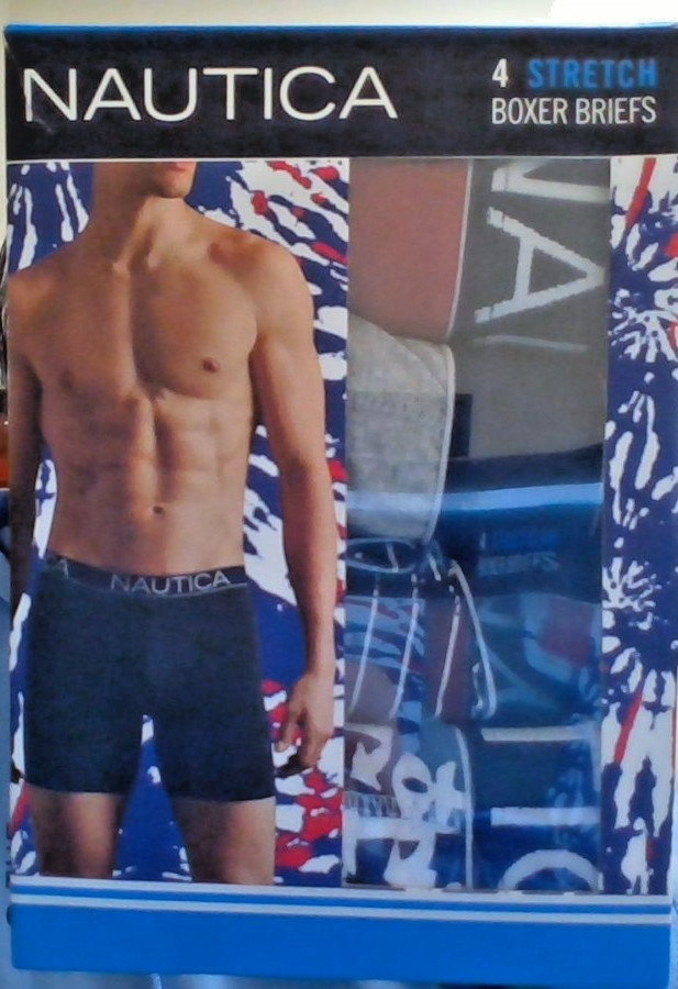NAUTICA BOXER BRIEFS 4 PACK (NEW)