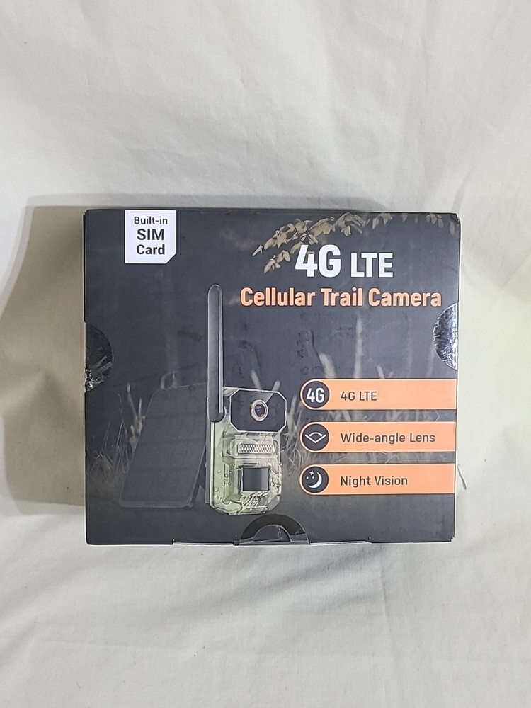 NEW IN BOX SEALED.  4G LTE. CELLULAR TRAIL CAMERA. NIGHT VISION.