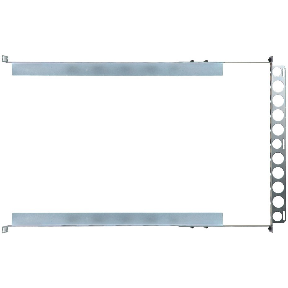 Rack Solutions 2U Universal Rail 24in Depth with Wirebar (2ukit109)