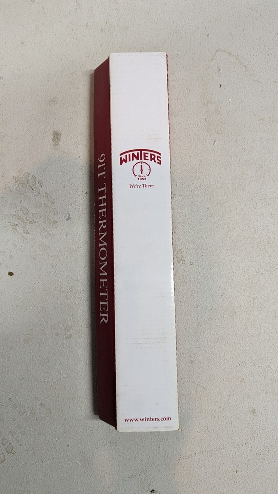New Winters # T101 Thermometer 9" 3.5" Stem Full Adjustable