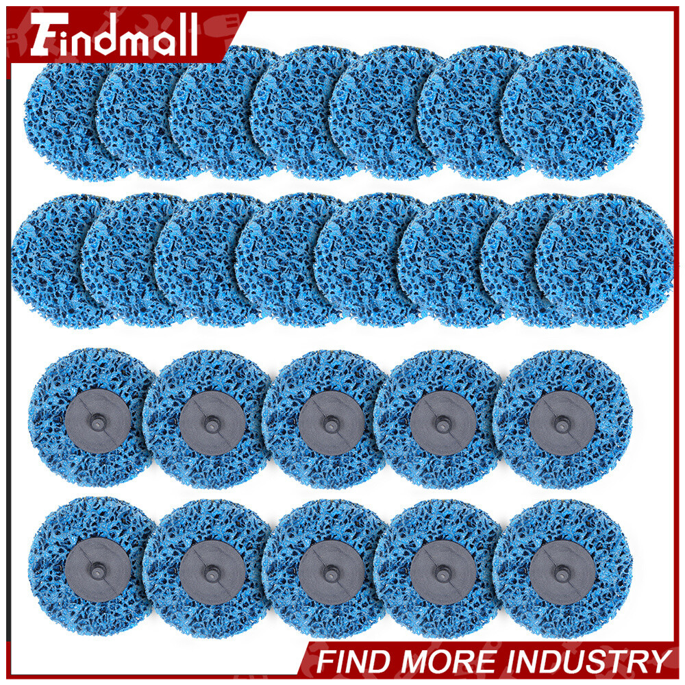 Findmall 25 Pack 3" Quick Change Easy Strip & Clean Discs Fits For Paint Rust