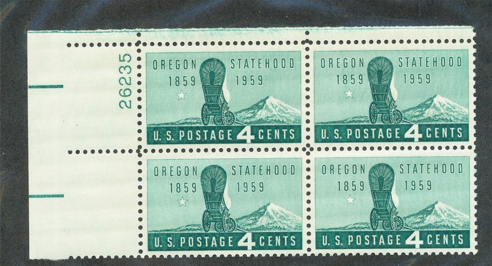 1124    plate block mint never hinged  ...... 162198