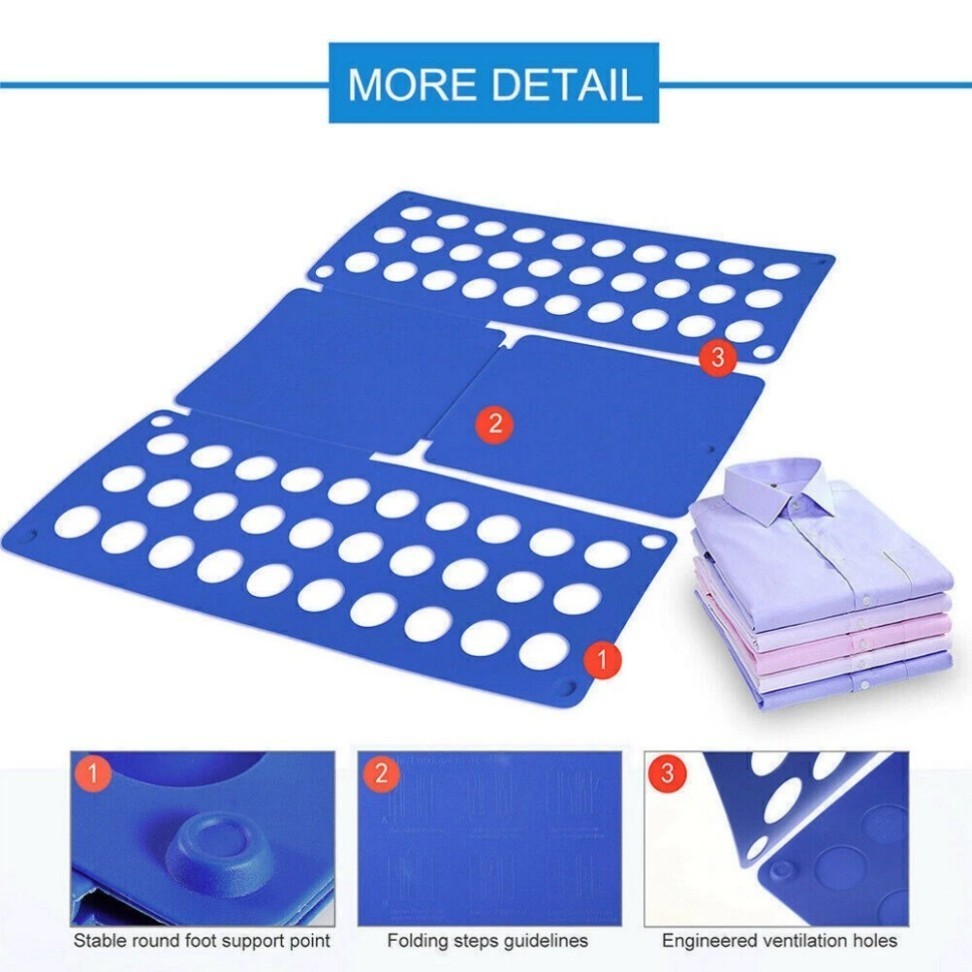 Clothes Folder Magic Folding Board Laundry T Shirt Fast Fold Flip For Adult/