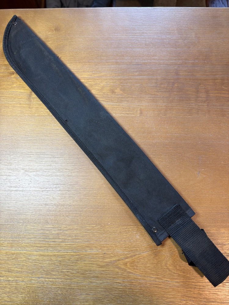 24 inch Sawback Machete with Cloth Sheath
