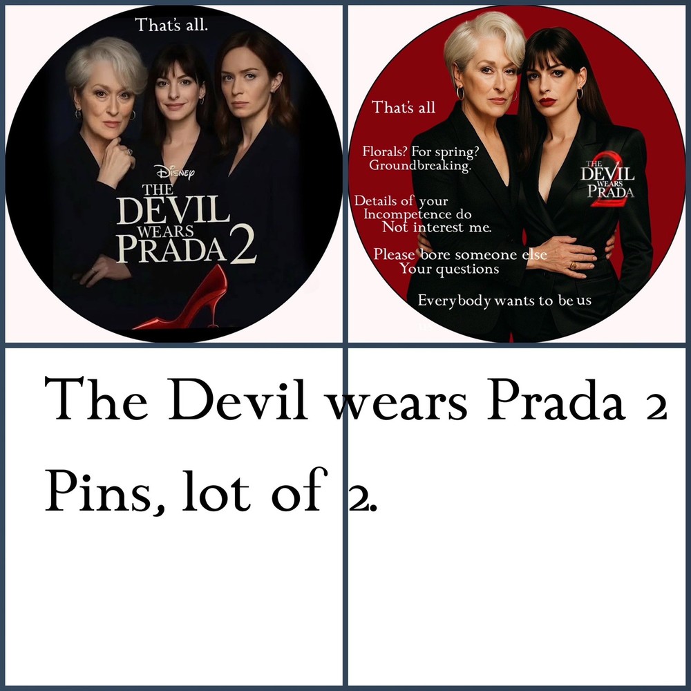 The Devil Wears Prada Pins