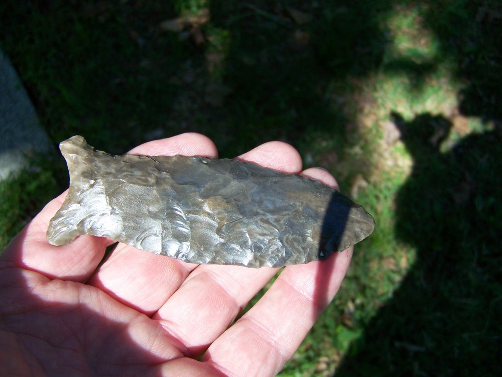 Paleo Quad reproduction arrowhead!