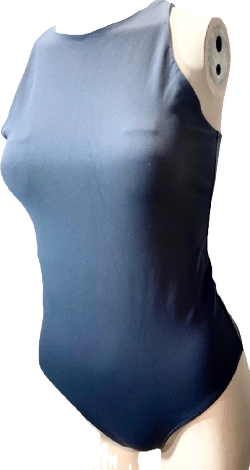 Abercrombie & Fitch Bodysuit Soft Collection High Neck Sleeveless Size S EUC