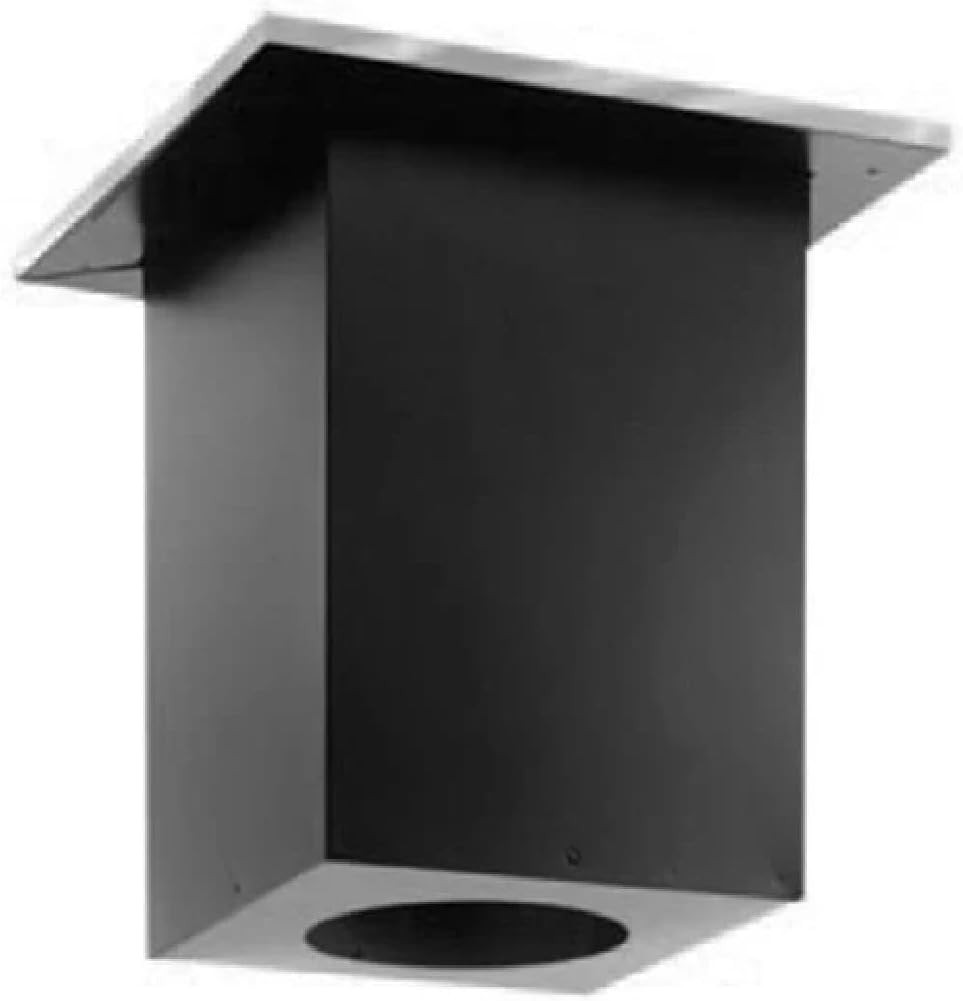 Simpson Dura-Vent 46DVA-CS  Support Box Direct Vent [Misc.], 4 X 6-5/8, Black