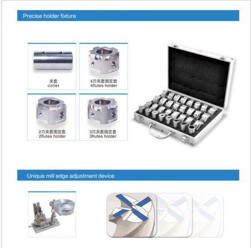 220V End Mill Re-sharpening Machine CNC Endmill Sharpener Grinder φ2 - φ12mm bi