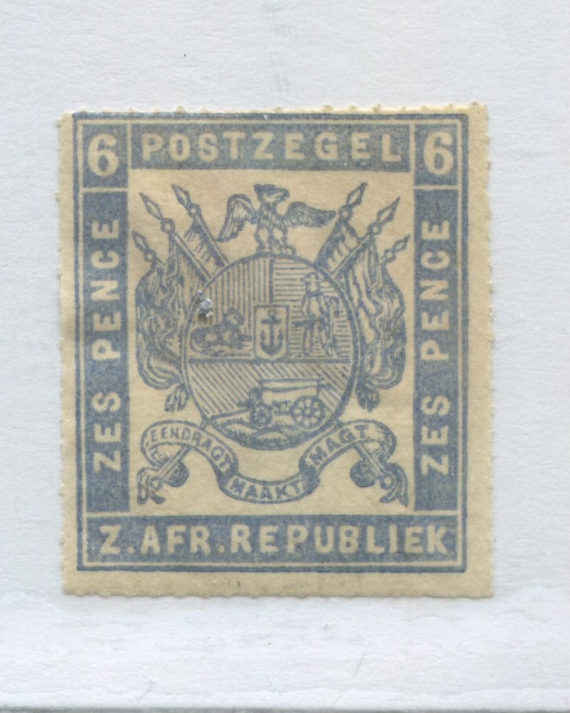 Transvaal 1870 6d mint o.g. hinged