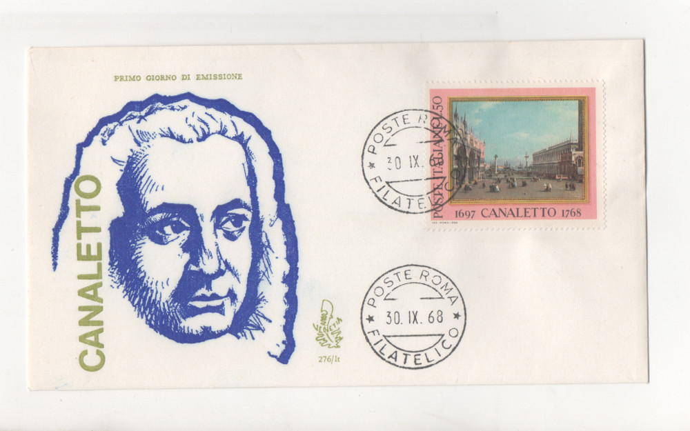 REPUBLIC - FDC - 1968 - CANALETTO - VENETO - I