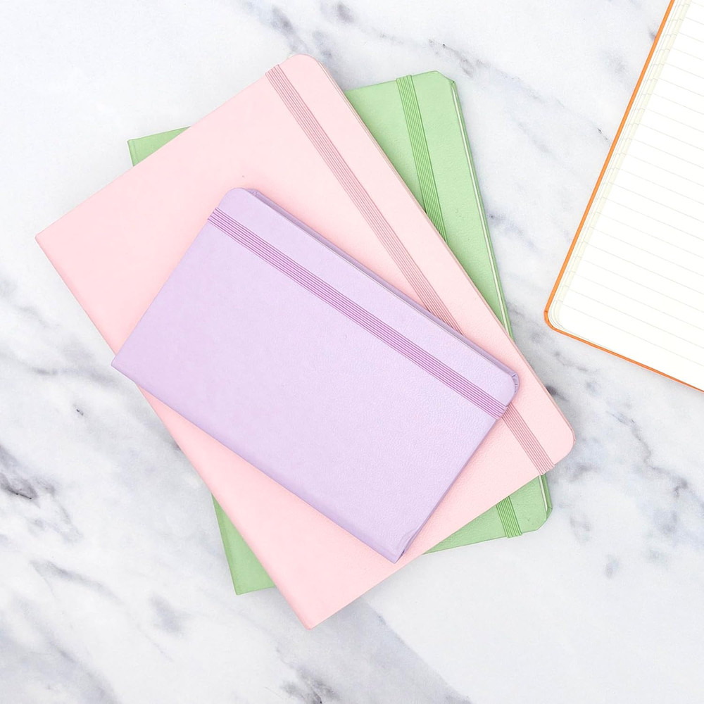 Lined Pocket Journal Notebook, 2 Pack, (Dark Green), 160 Pages, Small Notebook,