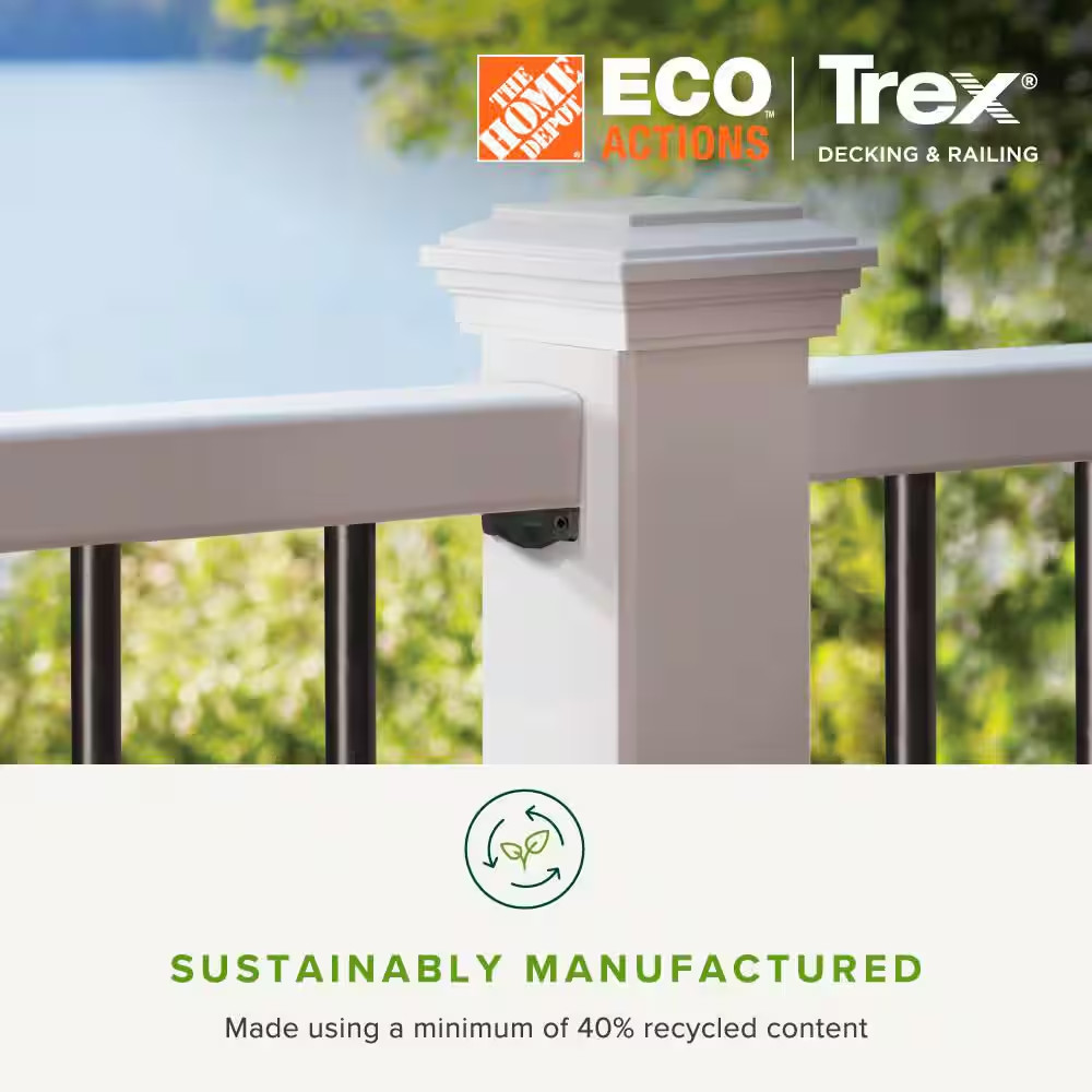 Trex Enhance Horizontal Railing Cut Kit Mounting Hardware Brackets Screws Rail