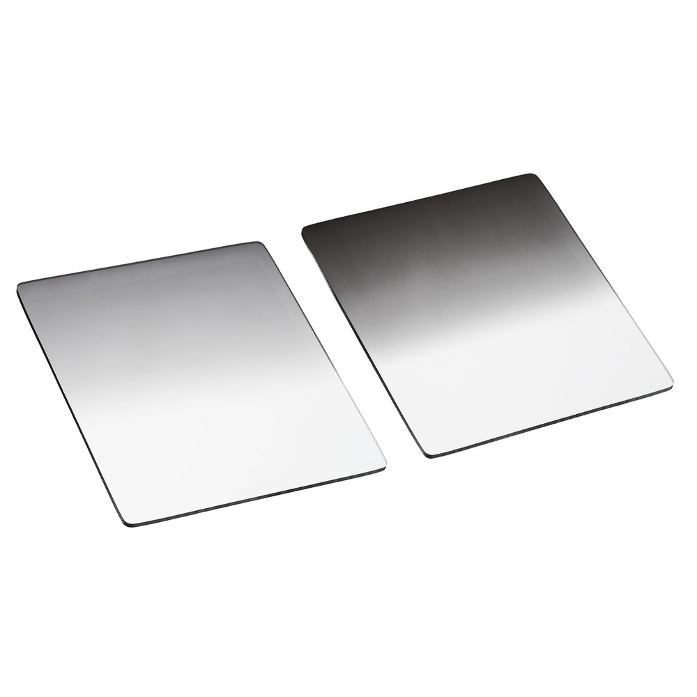 2Pcs ND4/ND8 Reverse GND Filter Graduated Neutral Density Lens Filter, Gray