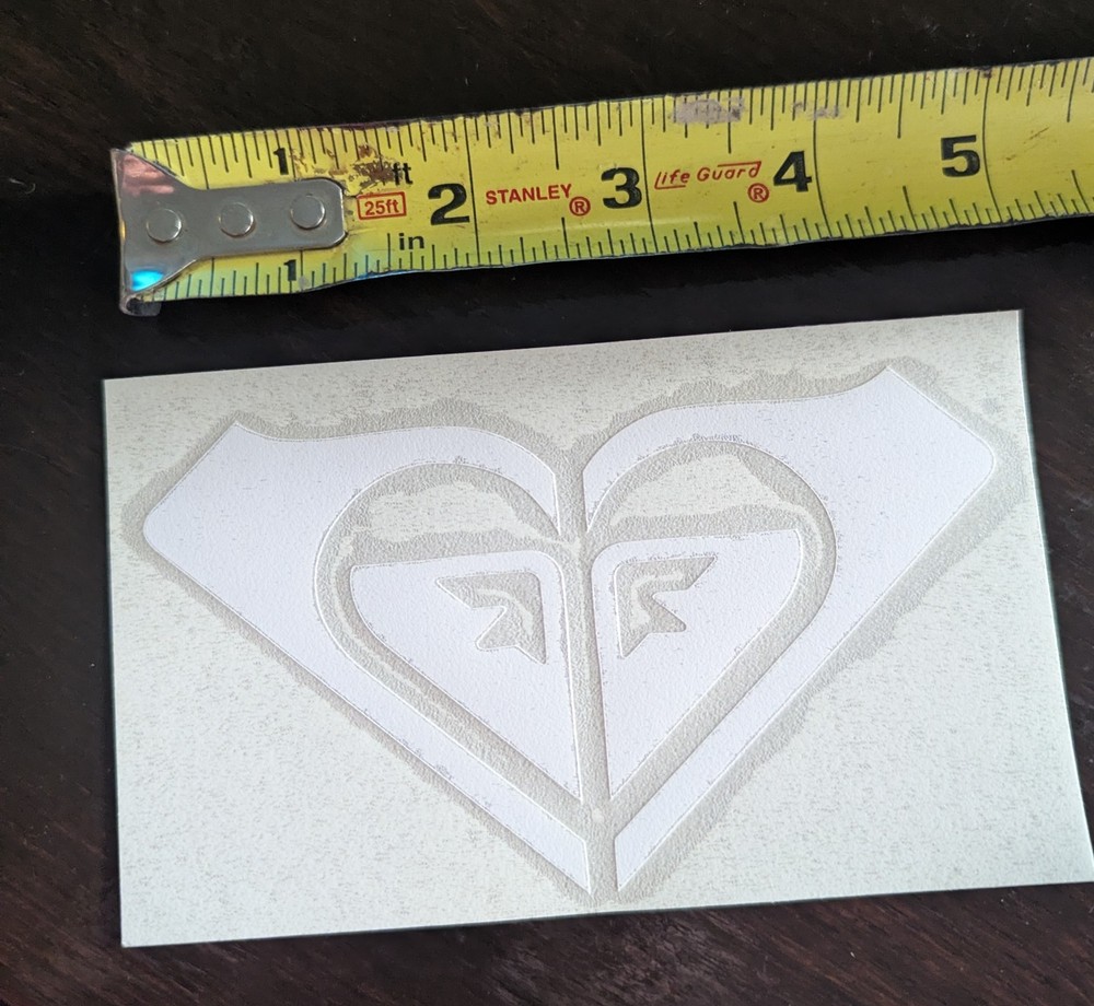 Very Cool Roxy heart  Sticker  SURF/SKATE DECAL