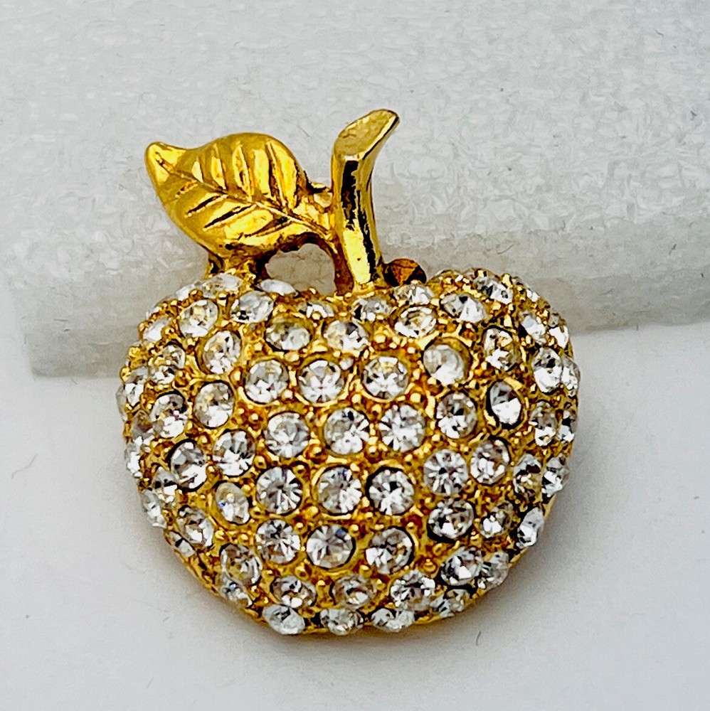 70 Crystal Apple Pin/Brooch